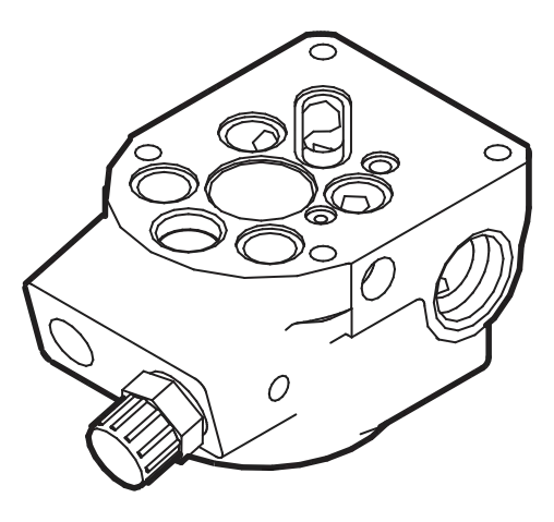 Valve housing complete
